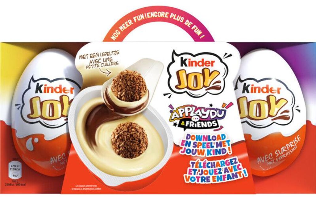 Kinder Joy 60g – Überraschungsei mit Milch-Kakaocreme, Produktbild 
