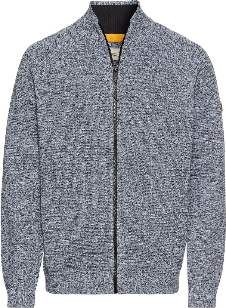 Camel Active Weste blau Regular Fit mit Reißverschluss Produktbild 