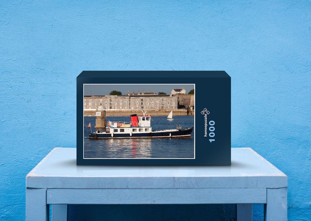 hansepuzzle 20949 - Motor-Schiff Puzzle, 1000 Teile, Reisen, 60,0 x 46,0cm mit hochwertiger Aufbewahrung, Kartonbox und wiederverschließbarem Beutel