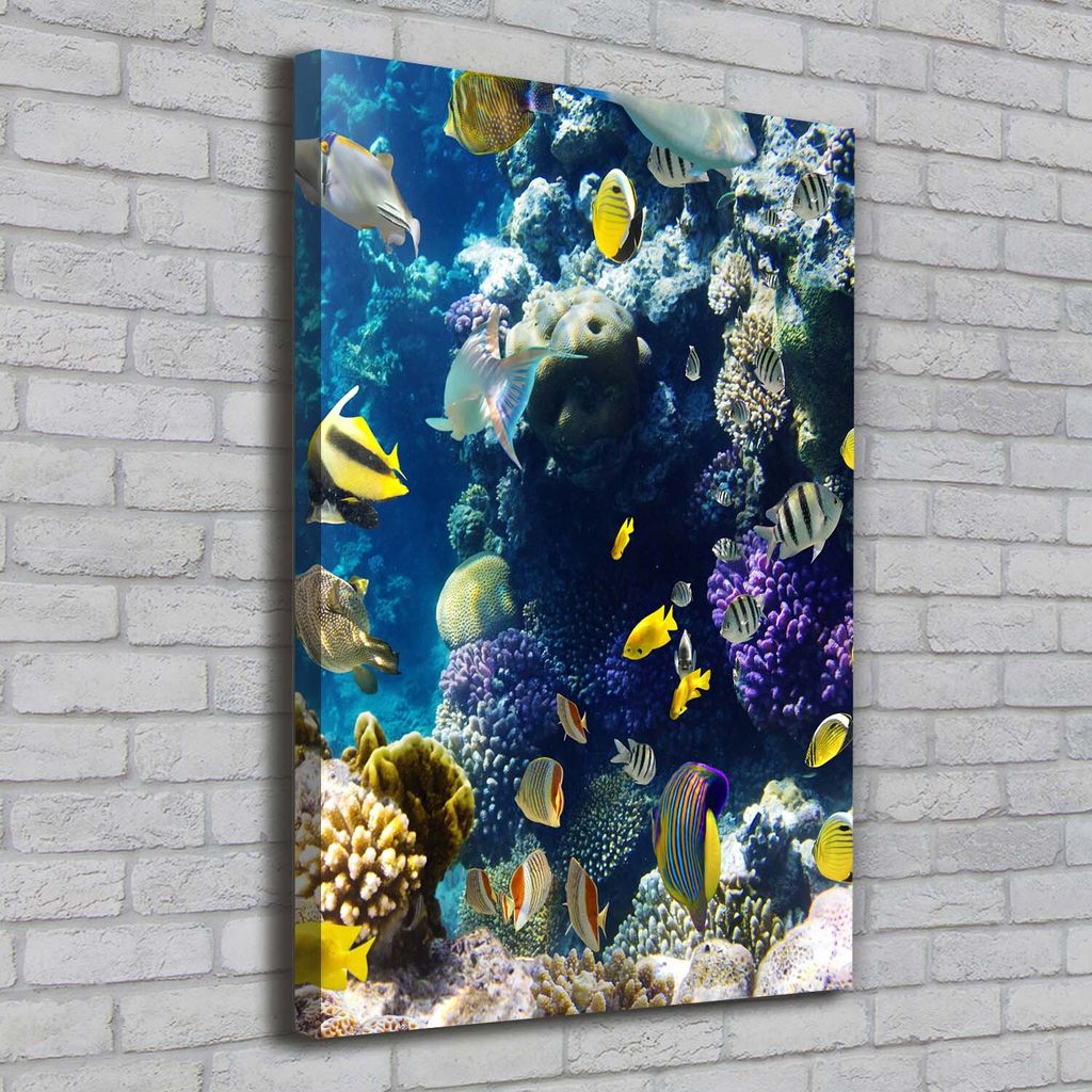 Tulup Leinwandbild - 70x100cm - Wandkunst - Drucke auf Leinwand - Leinwanddruck - Wohnzimmer Wanddekoration XXL - Wohnung Deko Kunstdrucke - Tier...