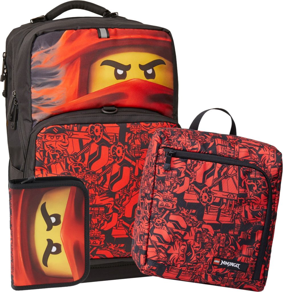 LEGO NINJAGO Red - Maxi Plus Schulranzen Set Produktbild 