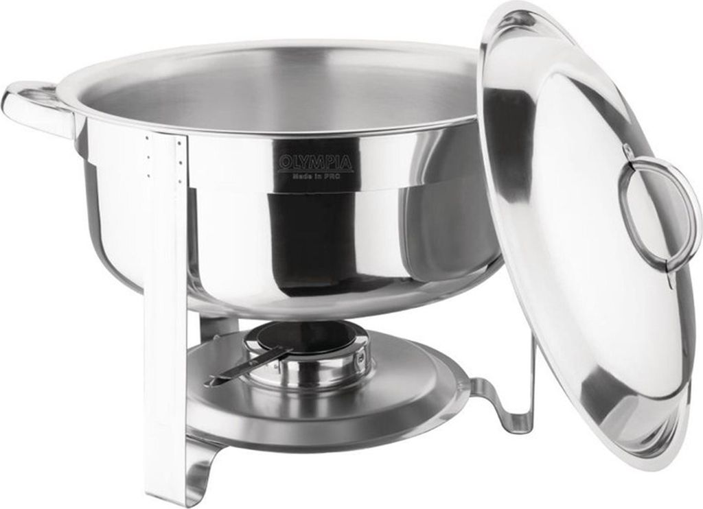 Olympia Vienna Chafing-Dish | 3 Speisenbehälter | Edelstahl