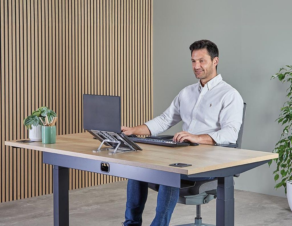 Fellowes mobiler Notebook-Ständer Alumia schwarz