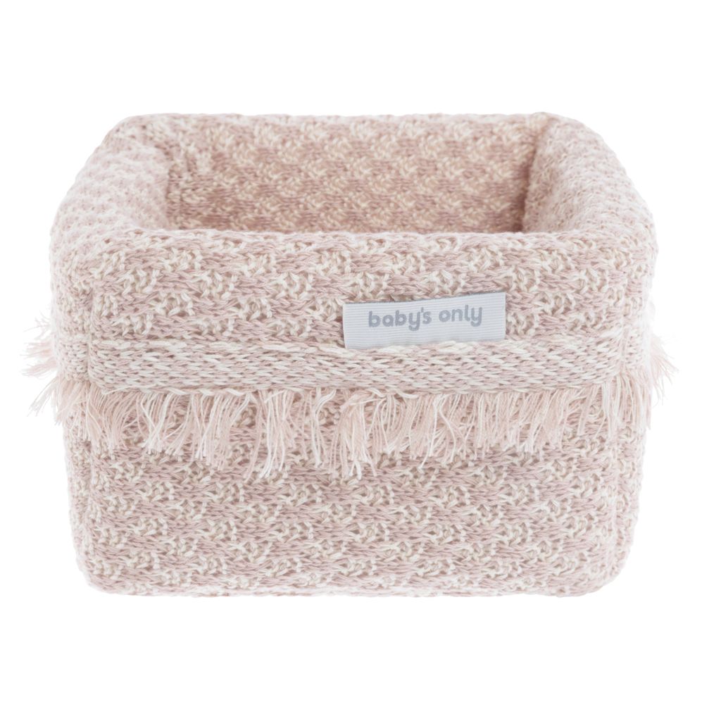 Baby's Only Korb Happiness - Alt Rosa/Ecru - 18x18x18 cm