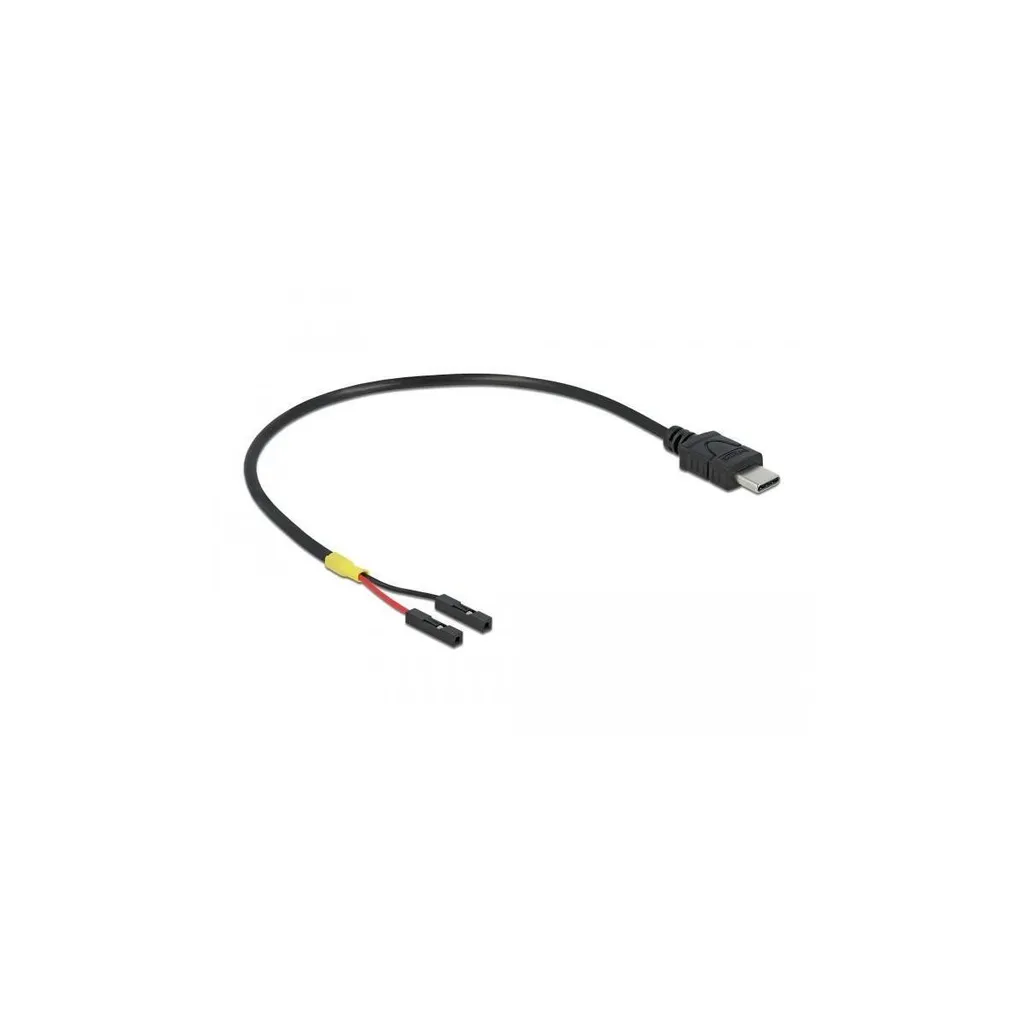 Câble DeLOCK 85395 USB Type-C vers 2 broches de 20cm pour montage DIY - 2