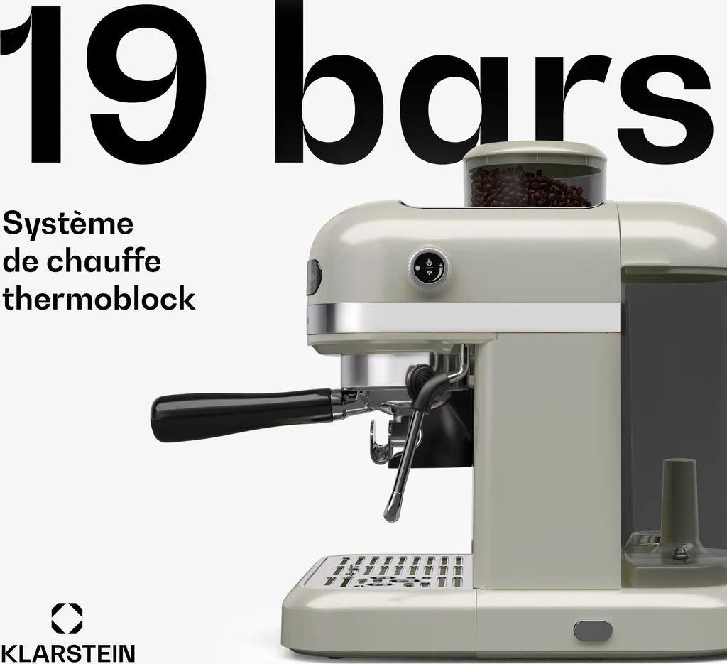 Machine à café grain 19 bars pour en finir avec les capsules