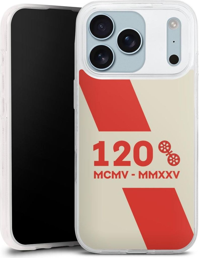 DeinDesign Slim Hülle für Apple iPhone 17 Pro Silikon Case Ultra Dünn Handyhülle 1. FSV Mainz 05 E.V. 120 Jahre Bundesliga