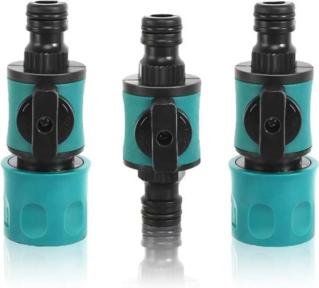 Raccord tuyau d'arrosage anti-fuite avec valve : Stop à l'eau gaspillée