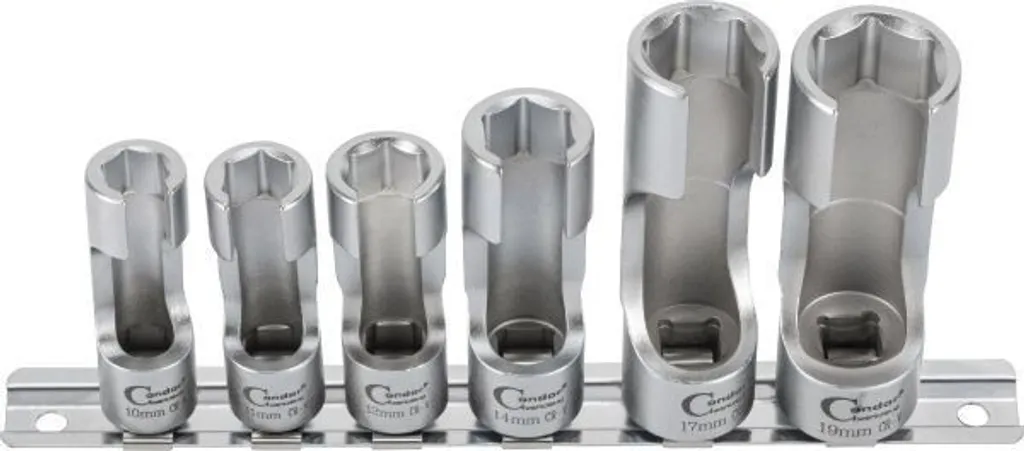 Jeu de 6 douilles longues JMP pour sondes lambda et capteurs automobiles