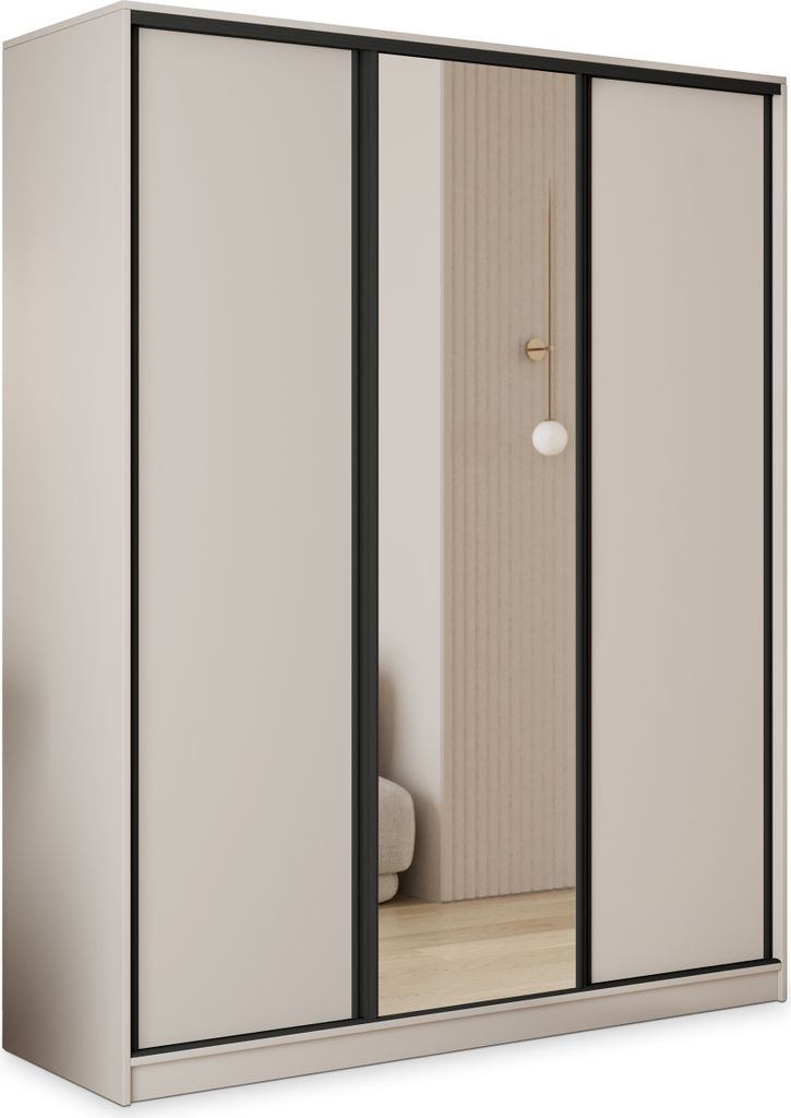 Masseno Schiebetürenschrank TARI 160/205/58 cm Produktbild 