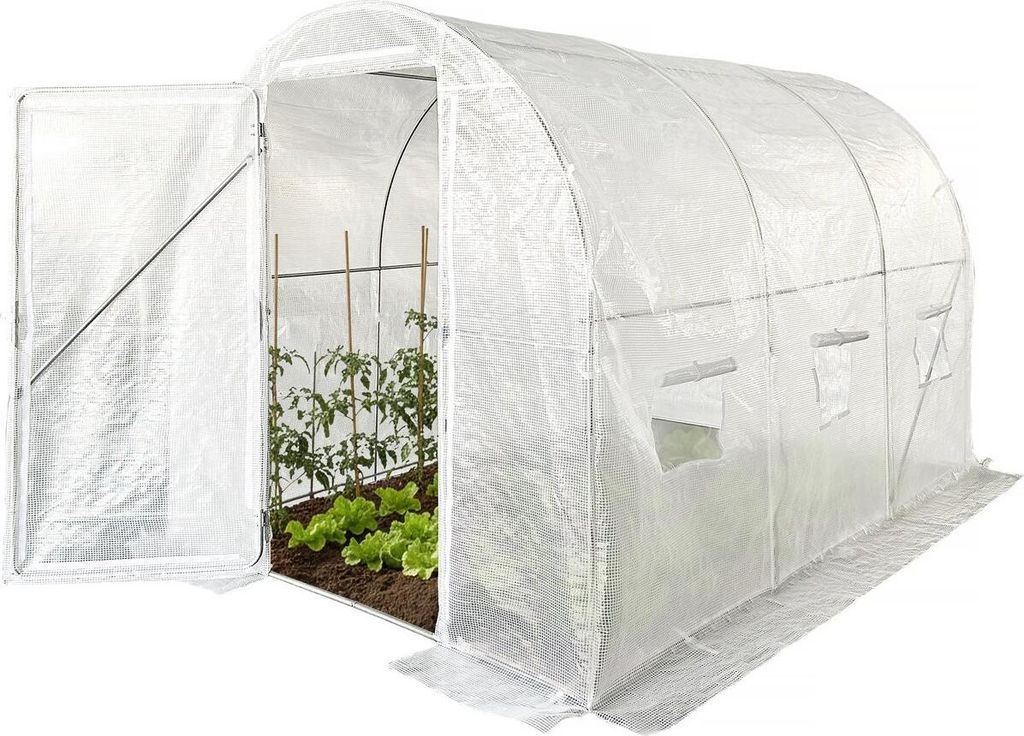 Serre tunelle de jardin avec porte 3 x 2 m "Mimosa" - 6 m² Image du produit 