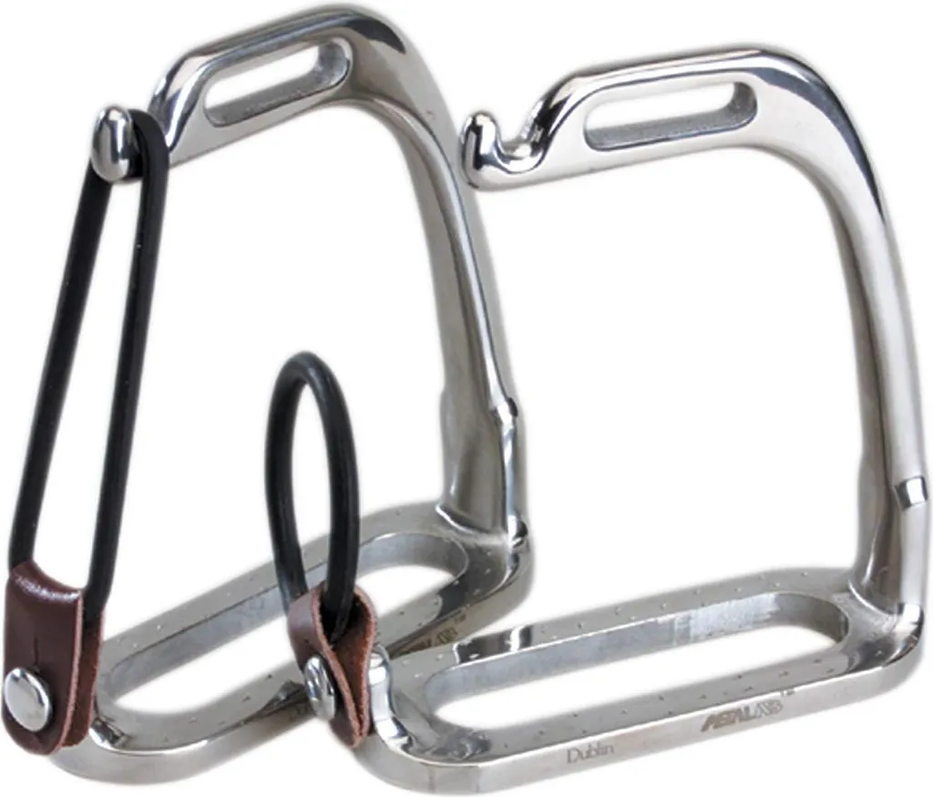 Étrier de sécurité en acier inox robuste 115mm finition argentée