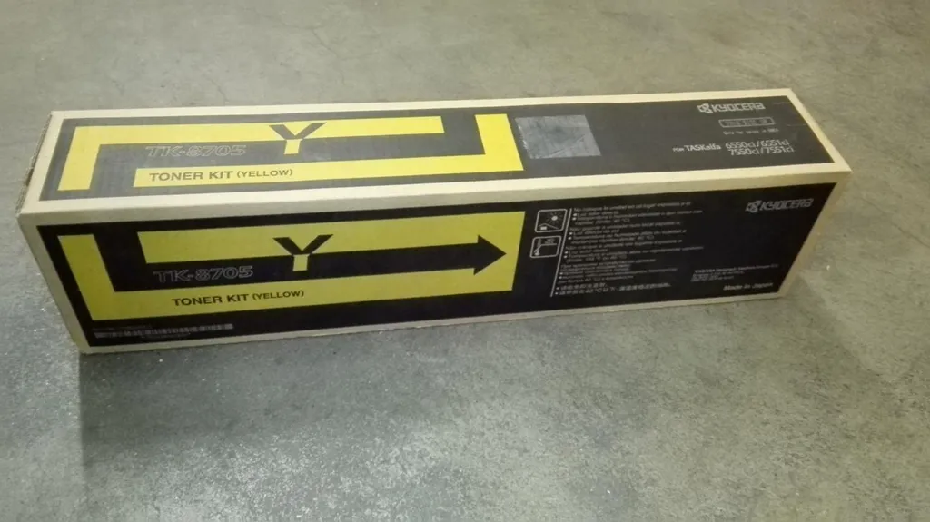 Toner Kyocera TK 8705Y Jaune Haute Capacité 30000 pages Authentique - 5