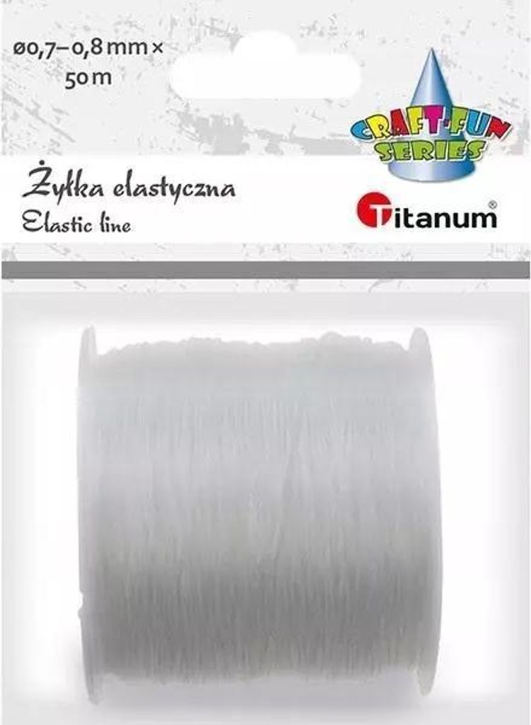 Fil élastique 0,7-0,8 mm x 50 m Titanum Image du produit 
