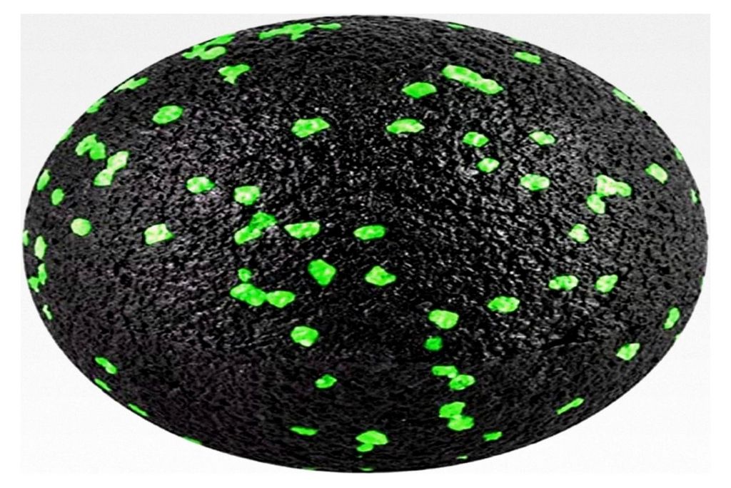 Massageball Einzelball Faszienball für Selbstmassage und Fitness Training für Nacken, Schulter und Rücken, 8 cm