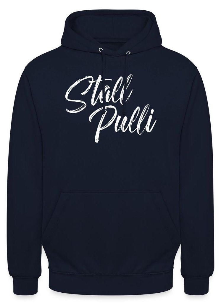 Spreadshirt Stall Pulli | Reiter Humor Uni Hoodie, XL, Navy