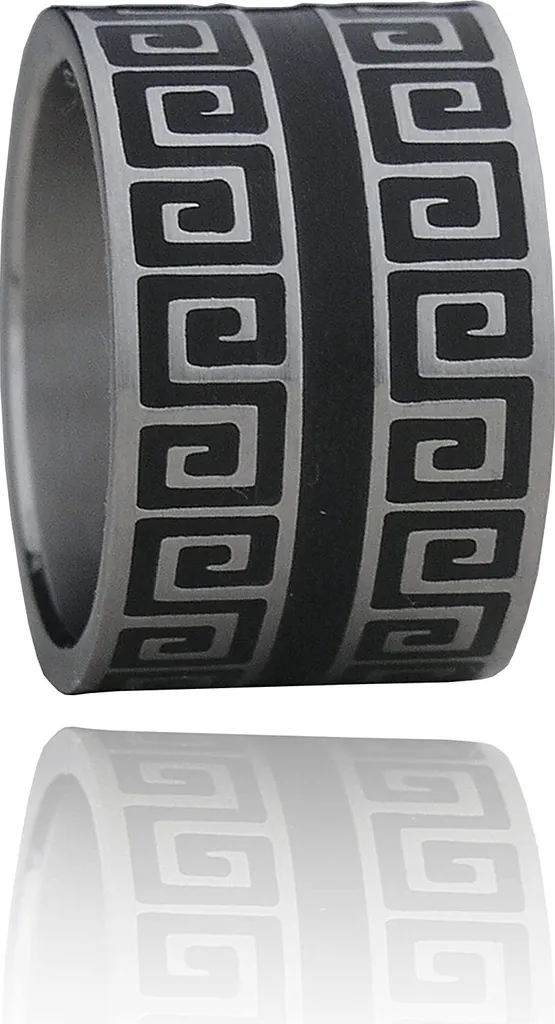 Anello Karisma Greco Annerito HSR3166 | Il Simbolo della Tua Forza