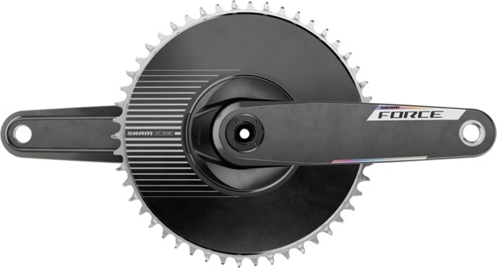 Pédalier SRAM Force 1x E1 DUB Aero 175mm 50T carbone brillant route