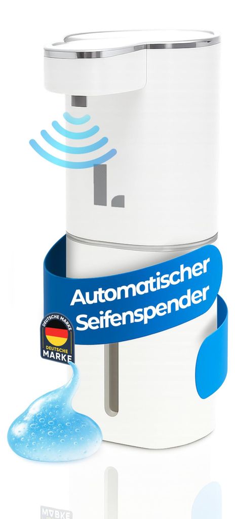 Automatischer Seifenspender 420 ml – Infrarotsensor, berührungsloser Seifenspender, USB-aufladbar, berührungslos für Küche, Bad und Handwäsc...