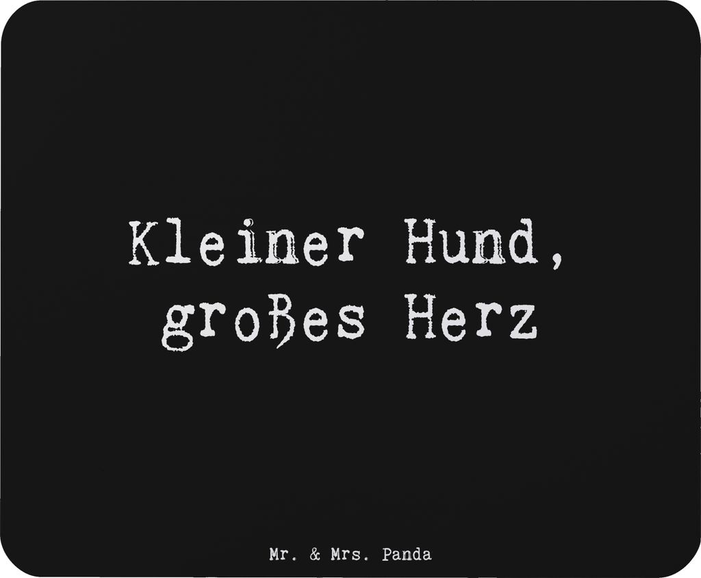 Mr. & Mrs. Panda Mousepad Spruch Chihuahua Liebe - Schwarz - Geschenk, Hunderassen Eigenschaften, Hund mit Persönlichkeit, mousematte, Hunderasse,...