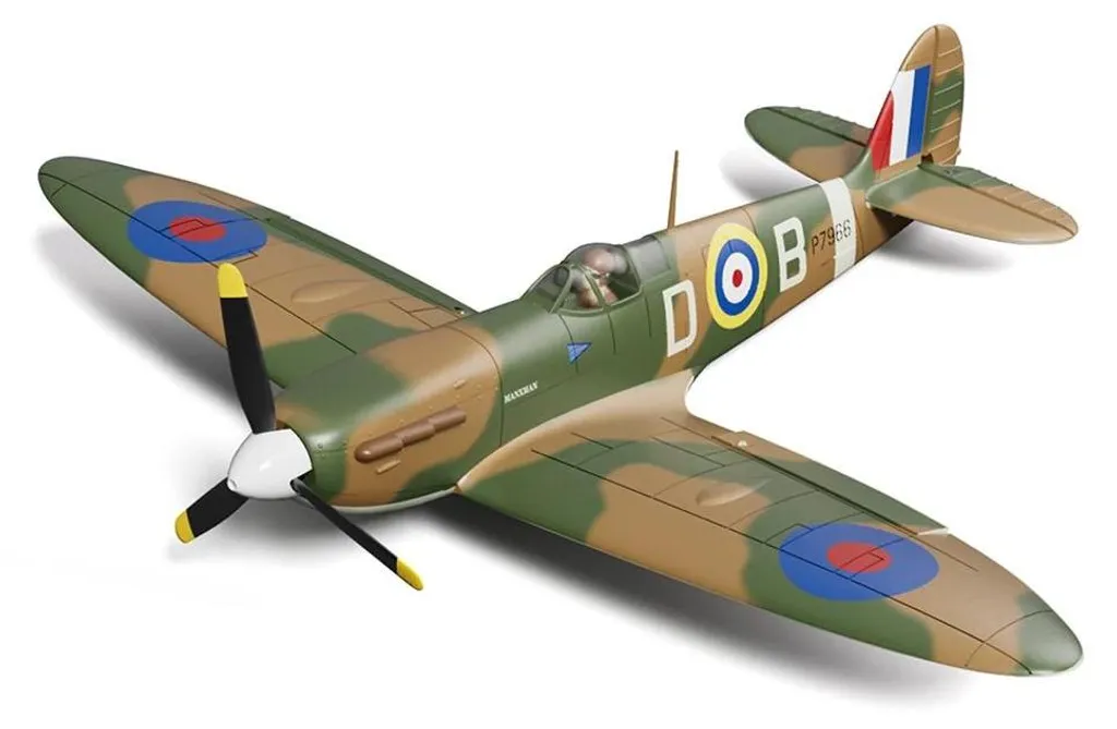 Avion Télécommandé Spitfire 4 Canaux - Modèle de Chasse RC en Mousse EPP - 2