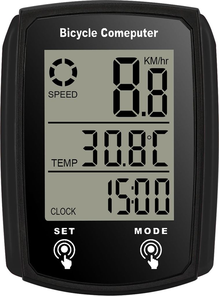 Drátový cyklistický počítač 19 funkcí dotykového Obrázek produktu 