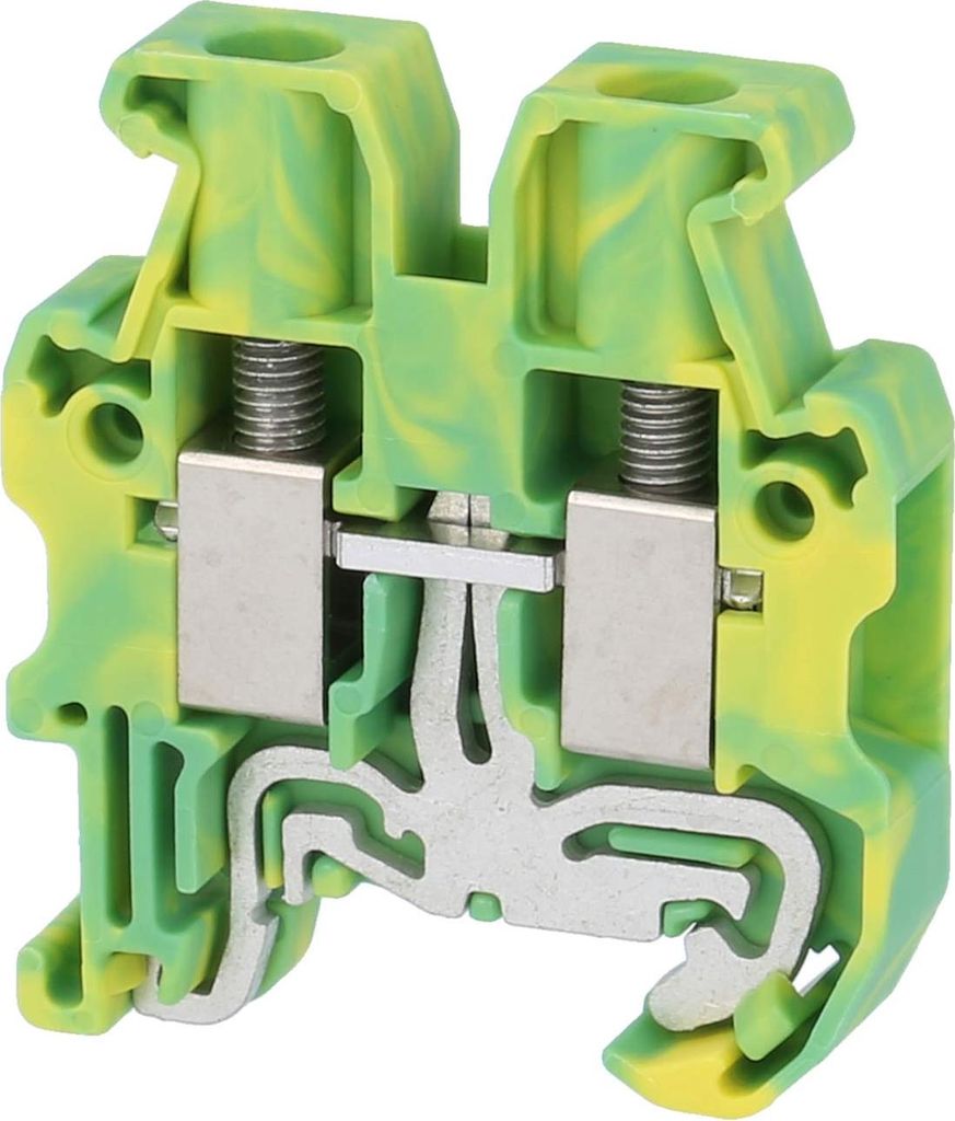 Phoenix Contact Mini-Schutzleiterklemme MUT 4 PE Schraubanschluss Querschnitt starr 0,2mm² - 6mm² AWG24 - AWG10 - 1