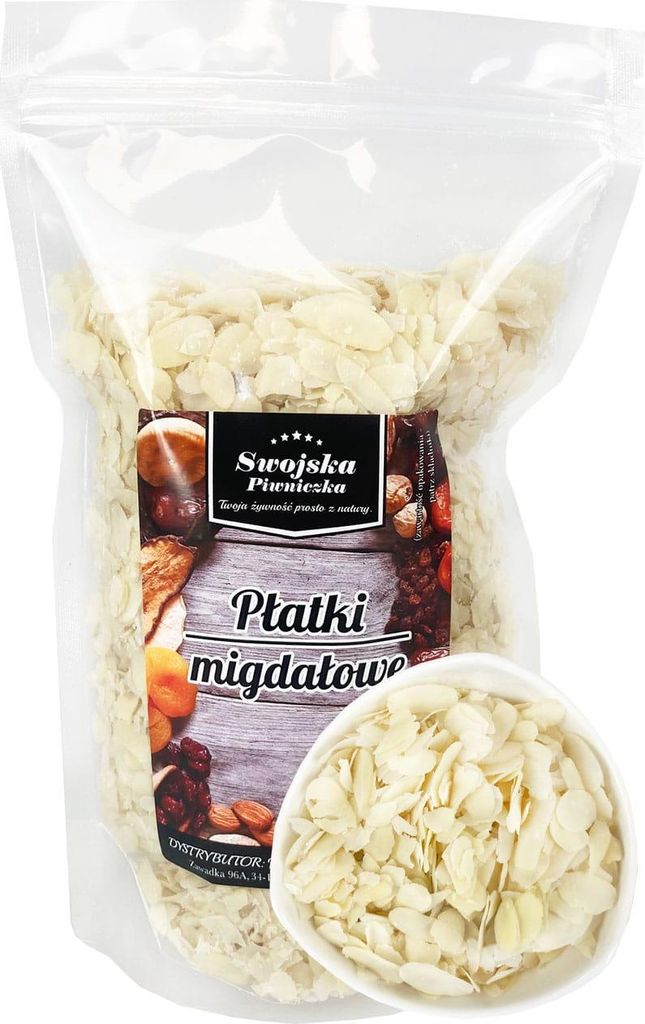 Mandeln Mandelblättchen MANDELBLÄTTCHEN 1 kg SWOJSKA PIWNICZKA