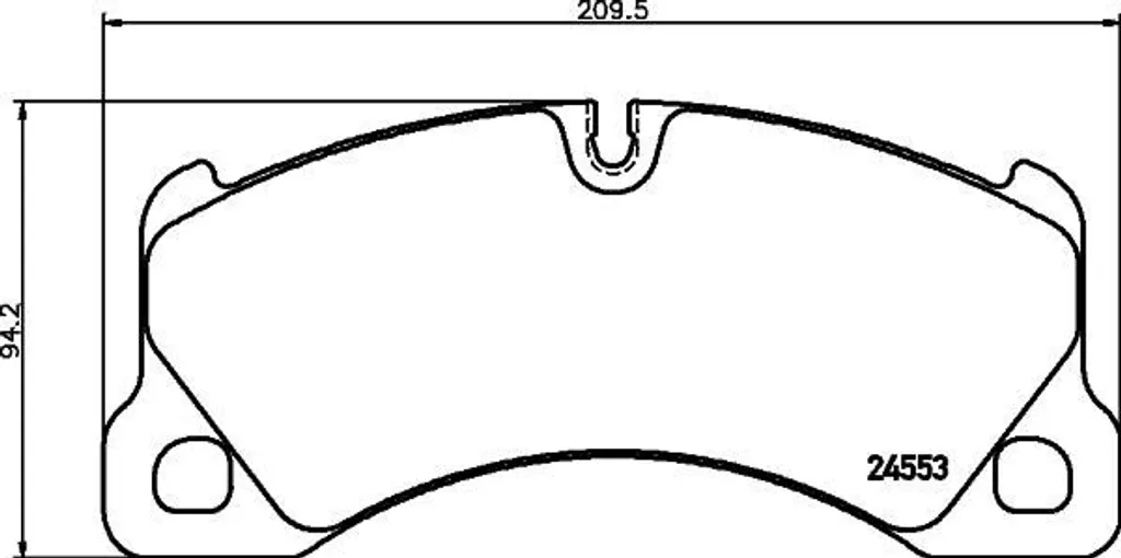 Plaquettes HELLA 8DB 355 014-151 avec technologie anti-bruit et usure