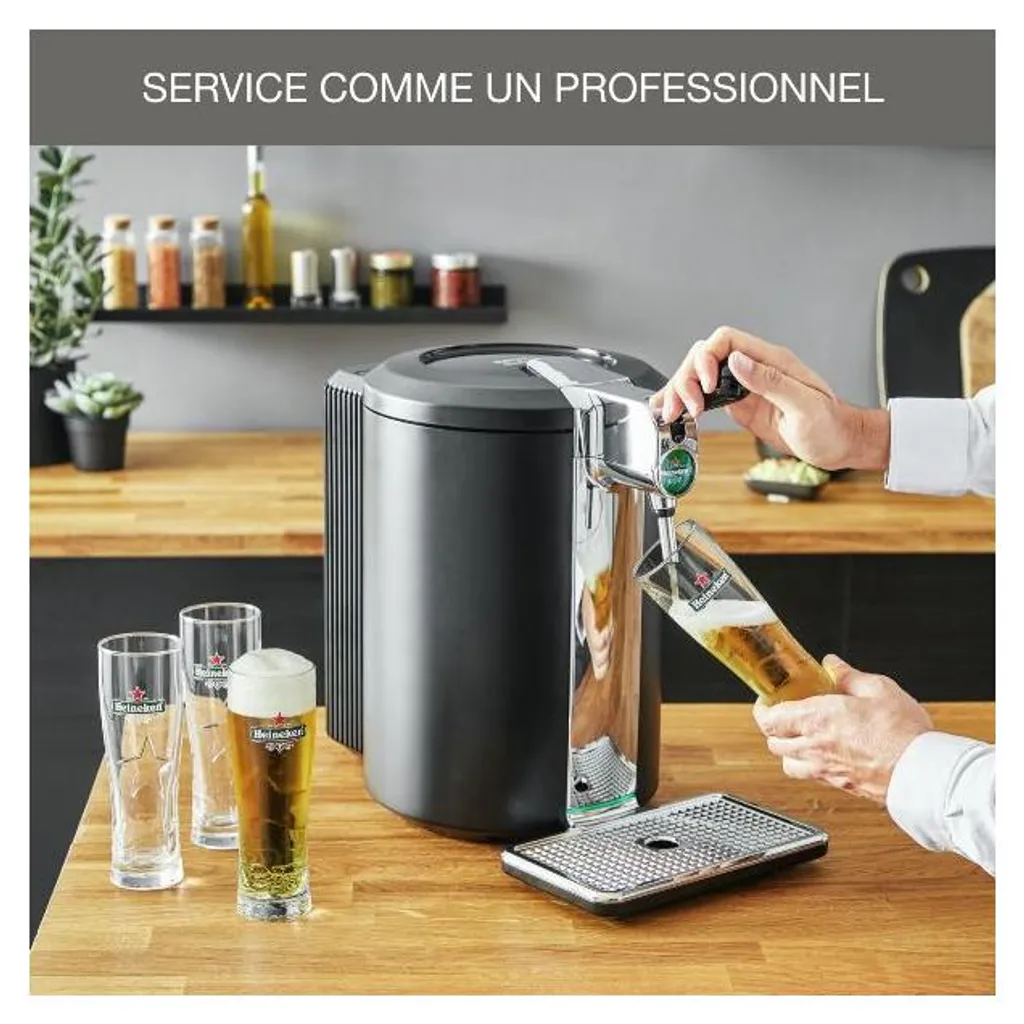 Pompe à Bière Krups Beertender Réfrigérante 4°C Conservation 30 Jours