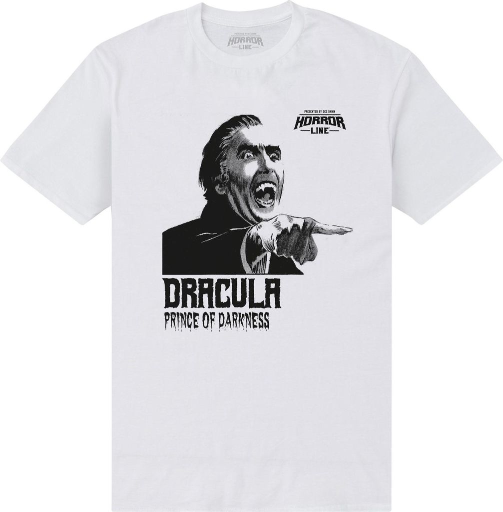 Horror Line - "Dracula Sucks" T-Shirt für Herren/Damen Uni PN814 (4XL) (Weiß)