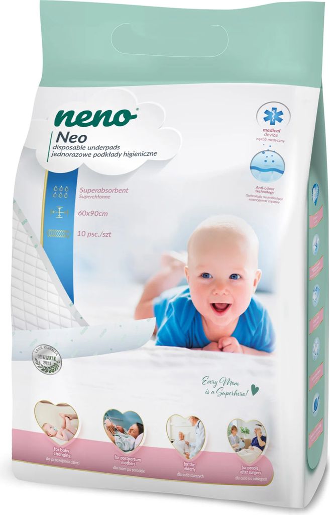 NENO Neo Einweg-Damenbinden 10 Stück Produktbild 