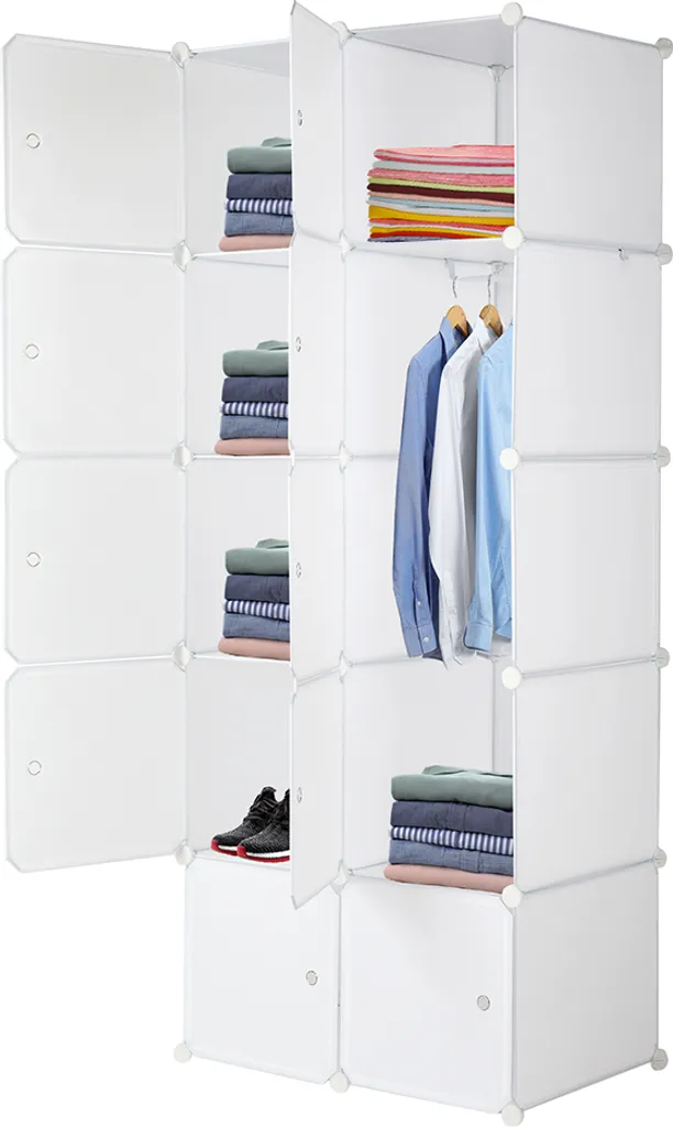 Meuble rangement modulable cube plastique pour optimiser l'espace - 3