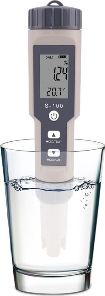 INF Messgerät für Wasser - misst Salz, TDS, EC, Temperatur