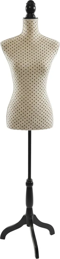 Mannequin couture ajustable taille 36/38 revêtement pois épinglable