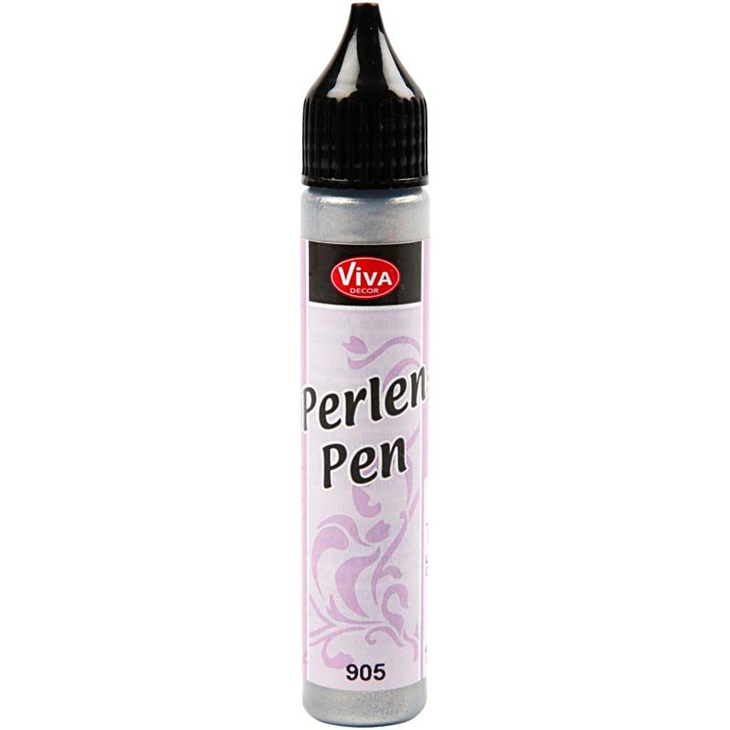ViVA DECOR Perlen Pen 28 ml silber chrom Produktbild 