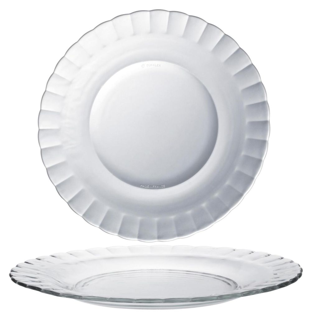 Duralex PICARDIE transparente Platte 230 x 20 mm - 6er-Set Produktbild 