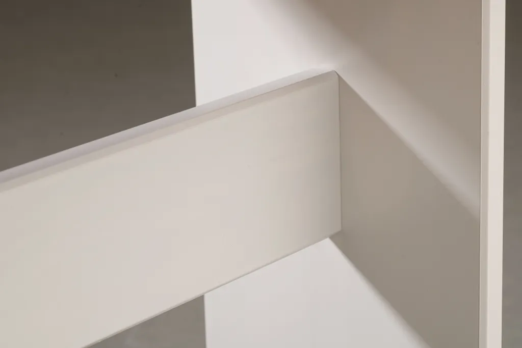 Banc WrightC blanc/marron : la solution gain de place pour votre entrée - 4