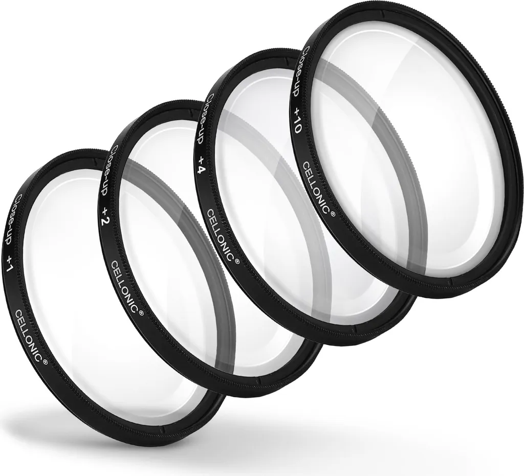 CELLONIC Filtre Macro Ø 46mm Set de 4 pour Nikon Nikkor et DL18-50