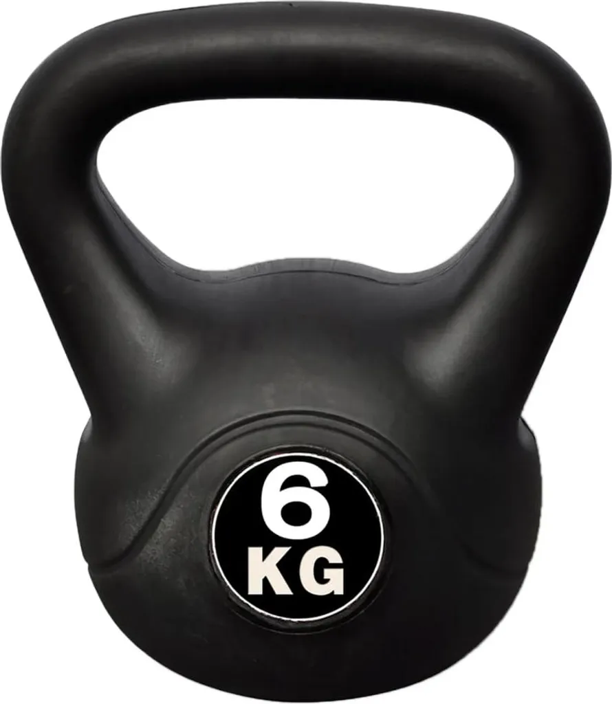 Kettlebell 6kg haltère à boule d'entraînement pour renforcement musculaire