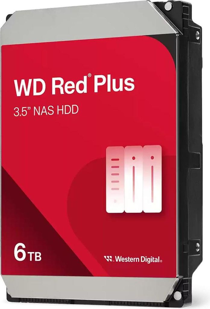 Western Digital Red Plus Internal NAS HDD 3.5" 6TB Immagine del prodotto 