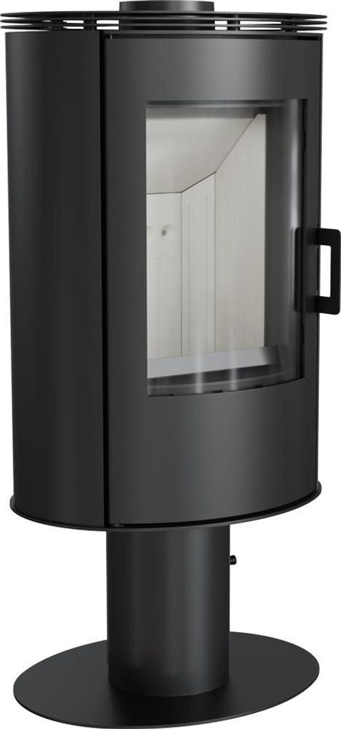 Kaminofen aus Stahl KRATKI AB S/N/DR mit Standfuss Ø 150 8 kW