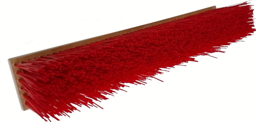 Viehbürste, Schubberbüste mit Metallschiene zur Befestigung 1000mm