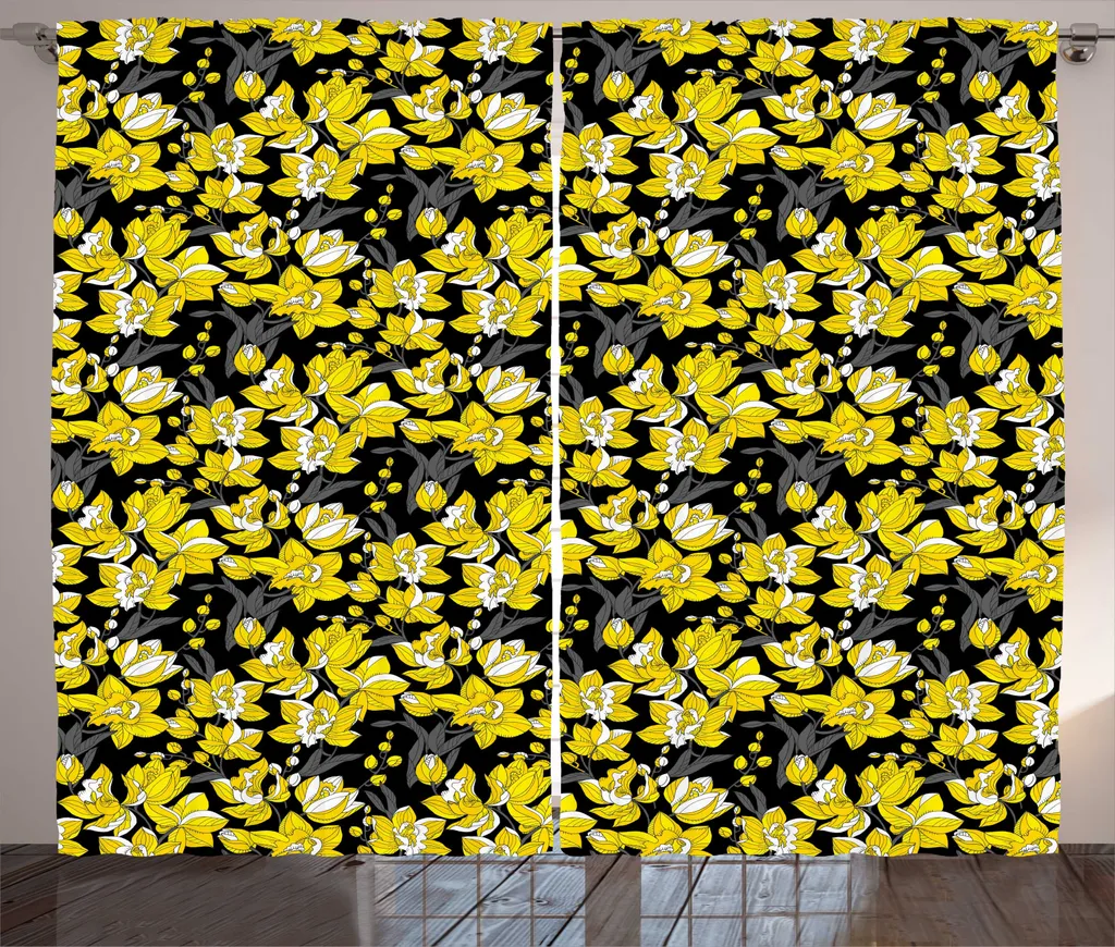 Rideau Prêt à Poser 280x225 cm Solution Déco pour Grandes Fenêtres