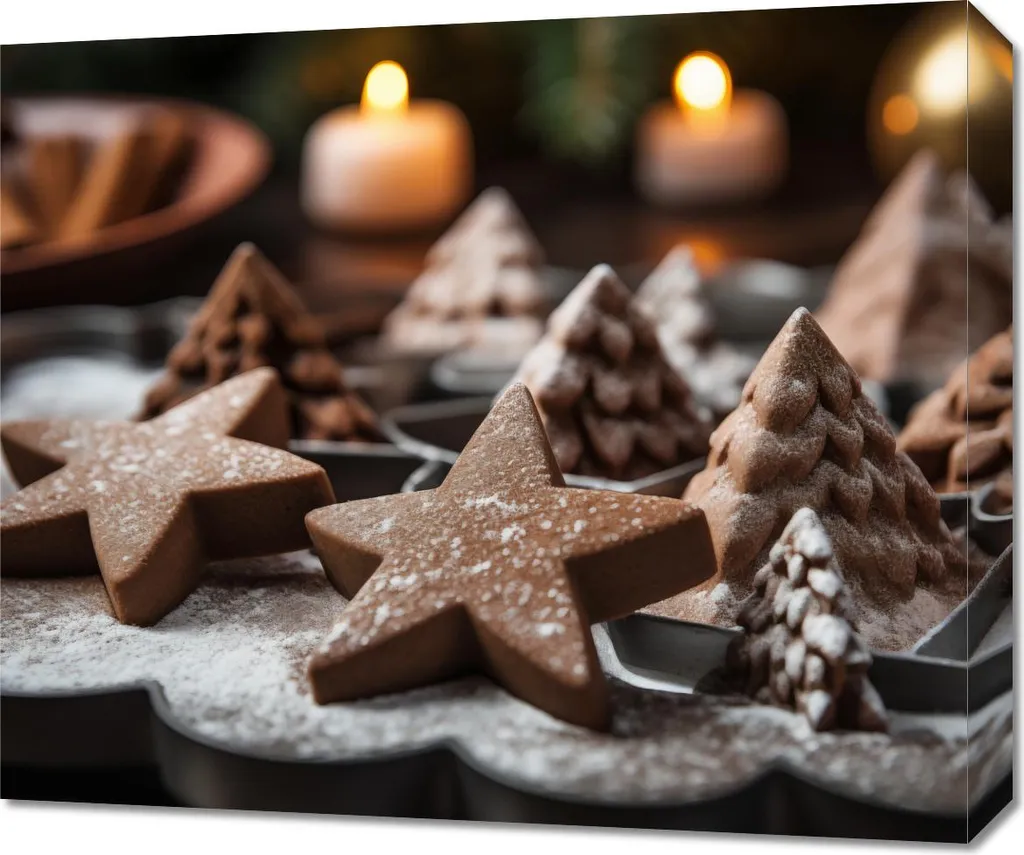 Quadro 60x50cm Spezia Invernale | Stampa su Tela Canvas Cucina Moderna