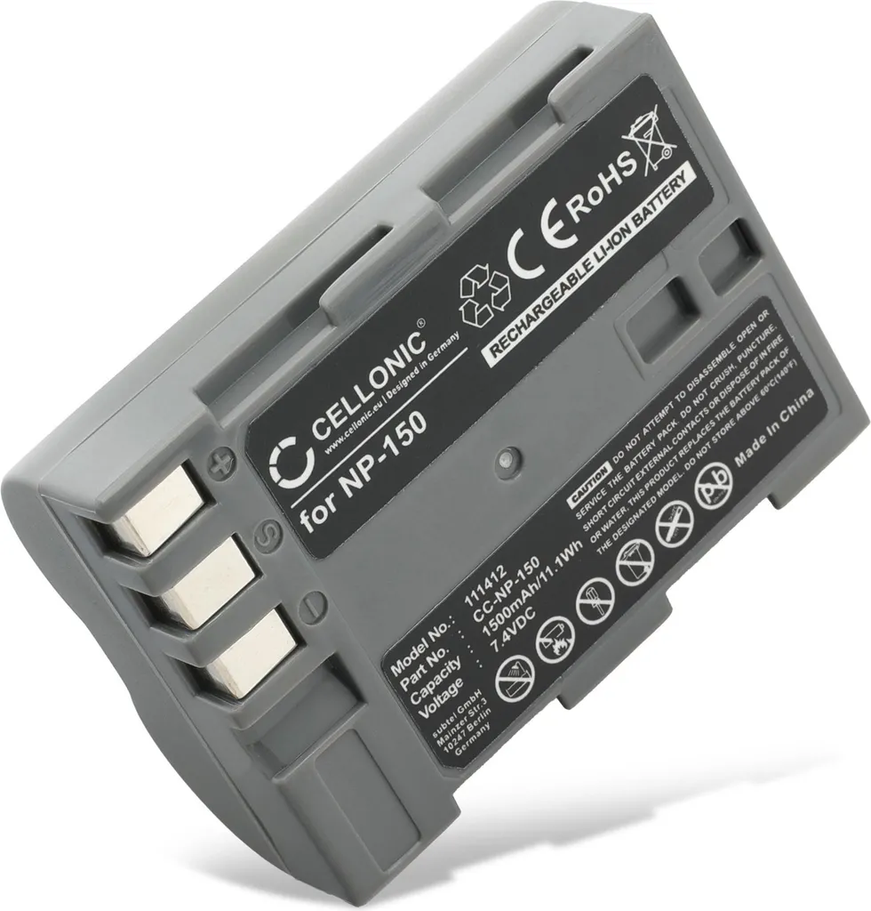 Batteria Fuji NP-150 CELLONIC | Energia per FinePix S5 Pro e A205S
