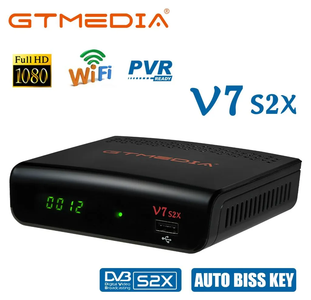 Décodeur Satellite HD GTMEIDA V7 S2X Compatible DVB-S2X et Prise Europe - 2