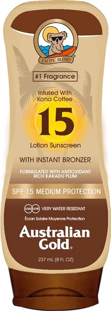 Australian Gold Bronzing Lotion SPF15 237ml - Lozione Solare con Bronzer