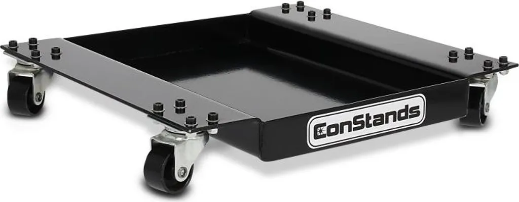 Cadre roulant moto Custom Mover noir avec roulettes pivotantes freinées
