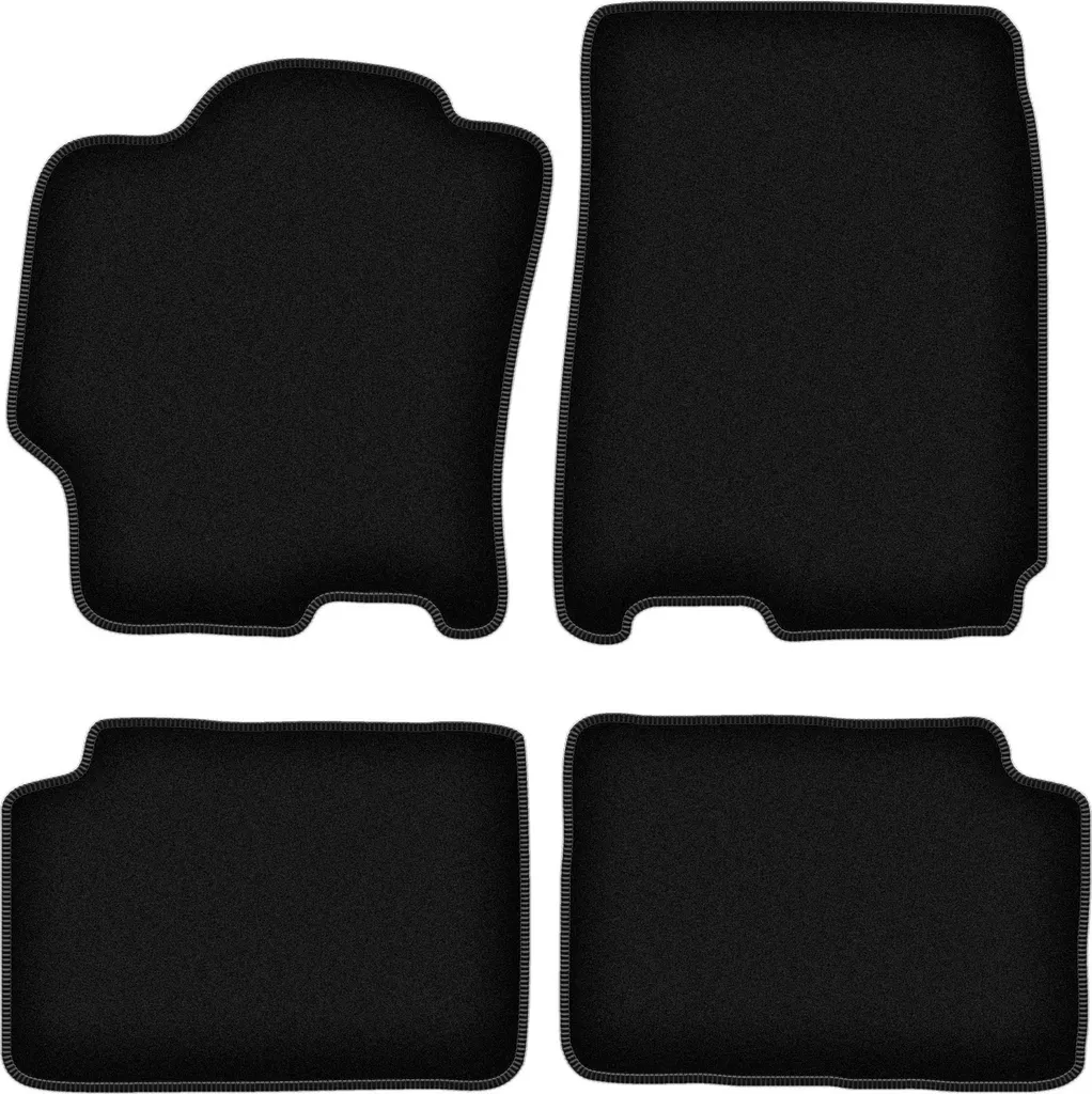 Tappetini Mazda 323 BJ 98-03 - Velluto Professionale Nero Set Completo
